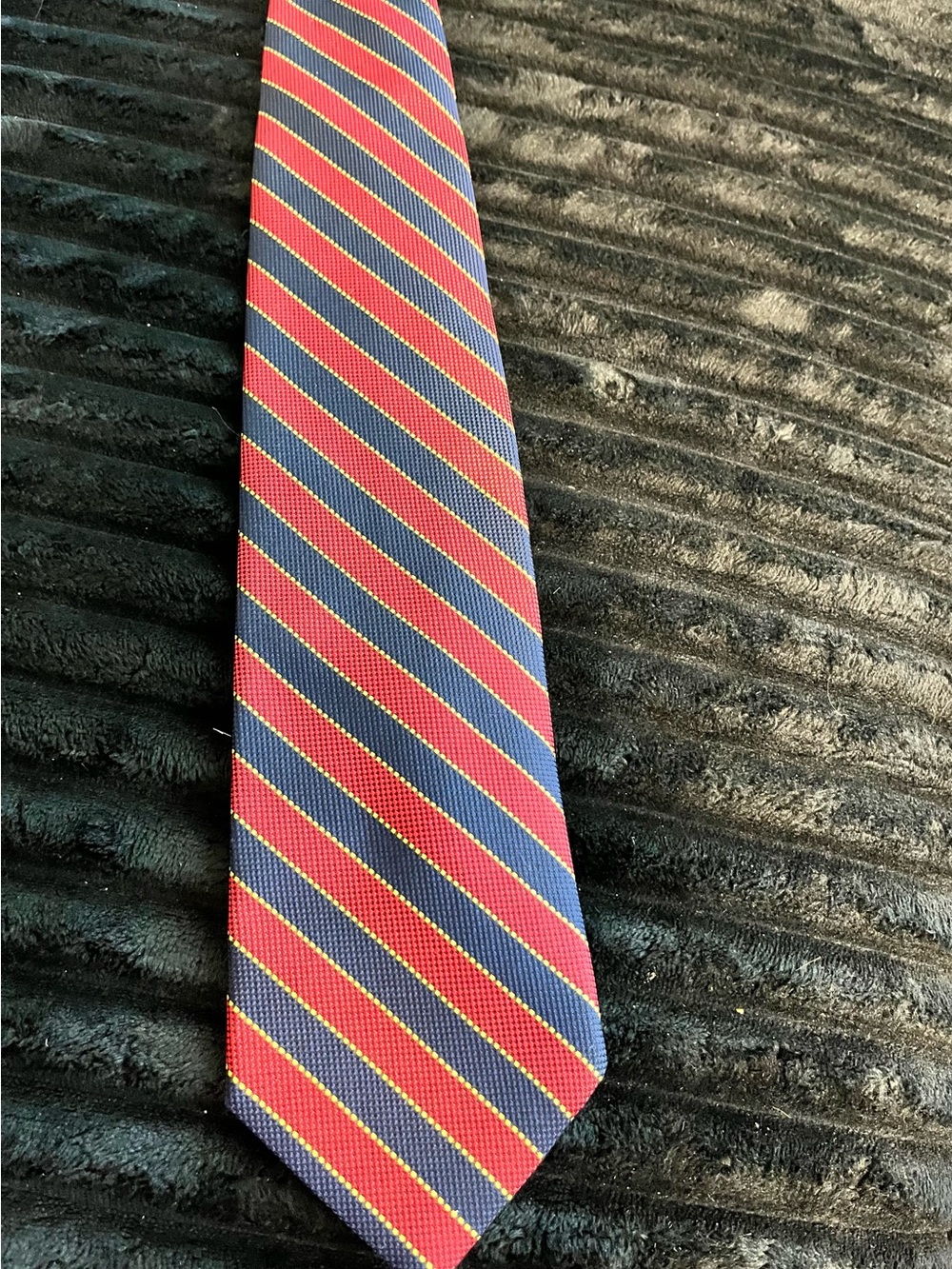 Vintage Brooks Brothers Silk Tie - Red and Blue
